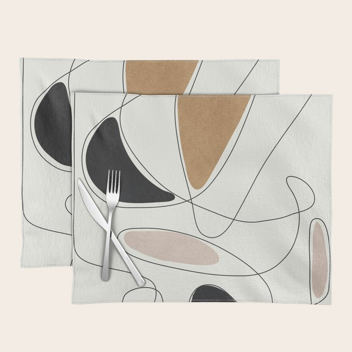 Thin Flow III Placemat Gallery Image 1