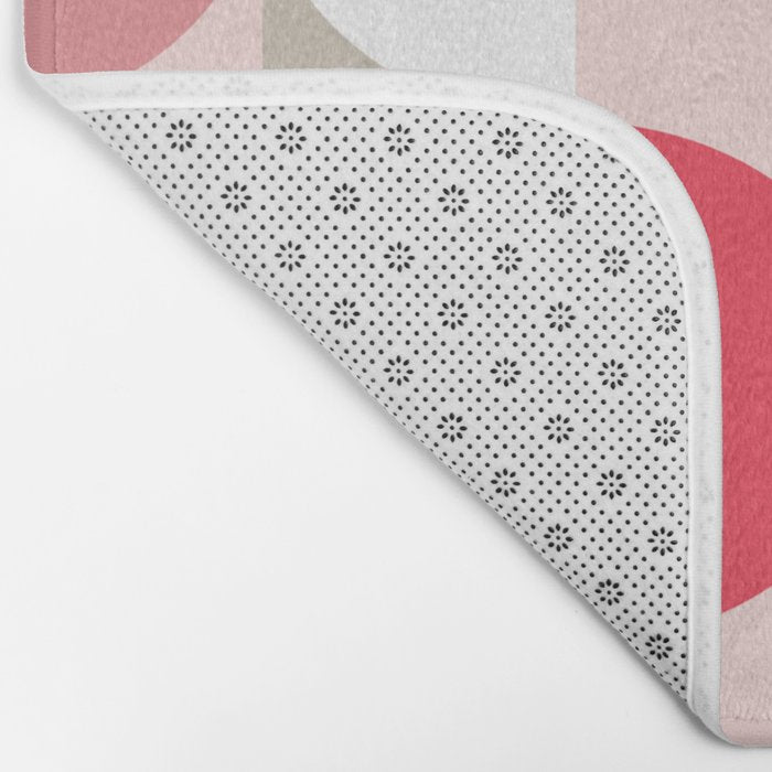 City life facade pearl pink Bath Mat Gallery Image 2