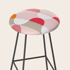 City life facade pearl pink Stool Gallery Image 2