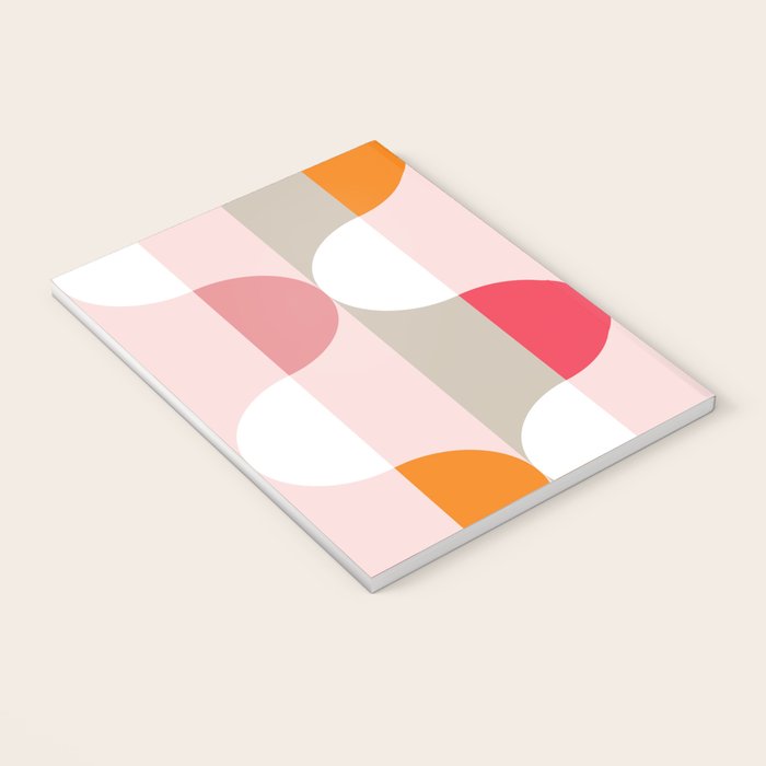 City life facade pearl pink Notebook Gallery Image 3