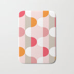 City life facade pearl pink Bath Mat Gallery Image 1