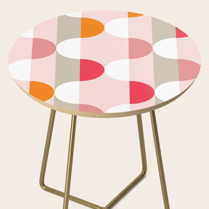 City life facade pearl pink Side Table Gallery Image 2