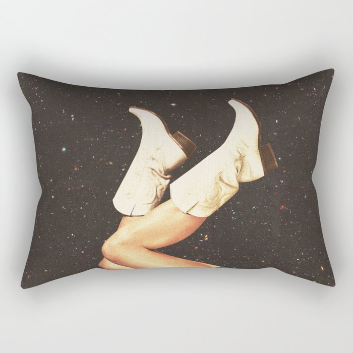 These Boots - Space & Stars Cowgirl Rectangular Pillow Gallery Image 2