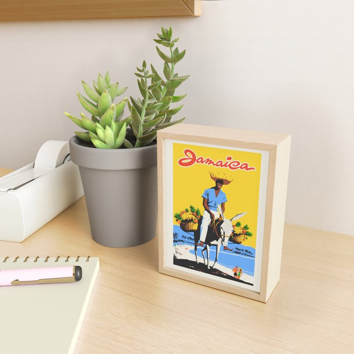 Jamaica Vintage Travel Poster, 1950 Mini Art Print Gallery Image 2