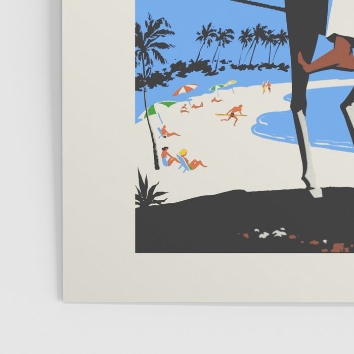 Jamaica Vintage Travel Poster, 1950 Poster Gallery Image 3