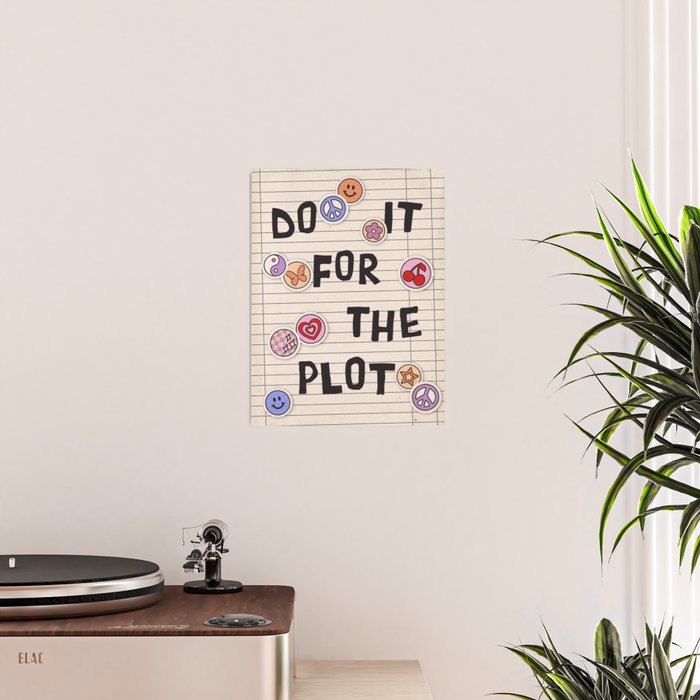 Do It For The Plot Y2k Stickers Poster Gallery Image 2