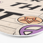 Do It For The Plot Y2k Stickers Bath Mat Gallery Image 3