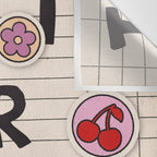 Do It For The Plot Y2k Stickers Wall Tapestry Gallery Image 3
