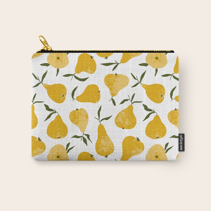 Yellow pear Carry All Pouch Gallery Image 1