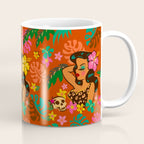 Tropical Tiki Girl Coffee Mug Gallery Image 1