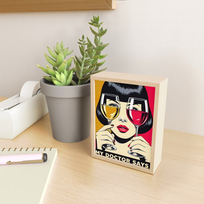 My doctor says I need glasses Mini Art Print Gallery Image 2