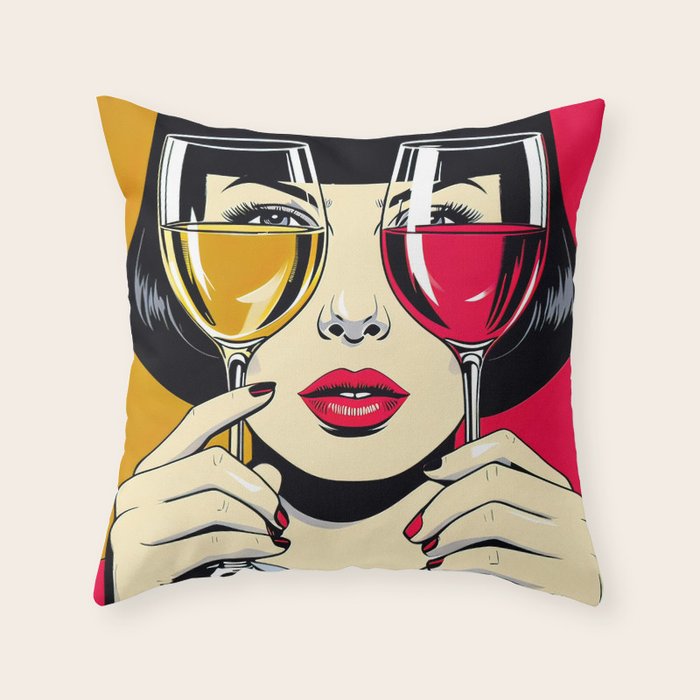 My doctor says I need glasses Throw Pillow Gallery Image 6