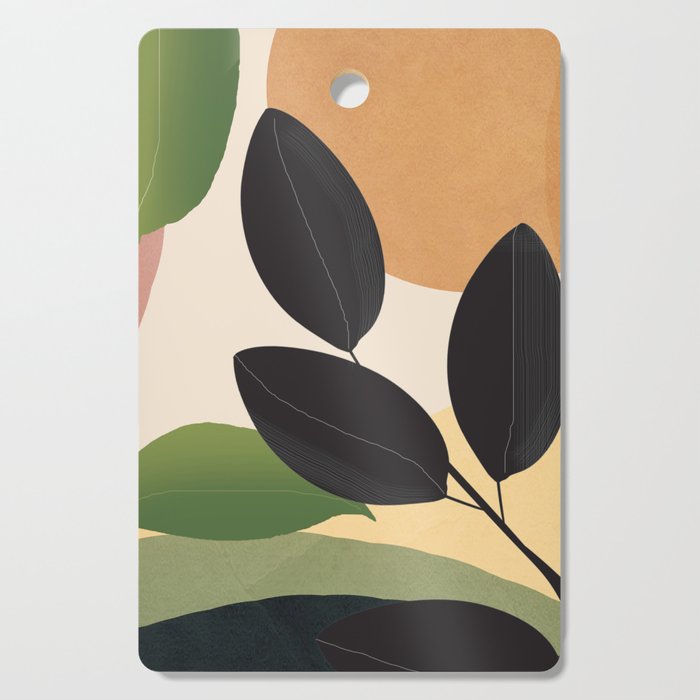 Abstract Sun Rays on the Branches 04 Cutting Board Gallery Image 1