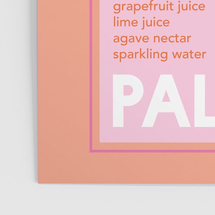 Paloma Cocktail Poster Gallery Image 3