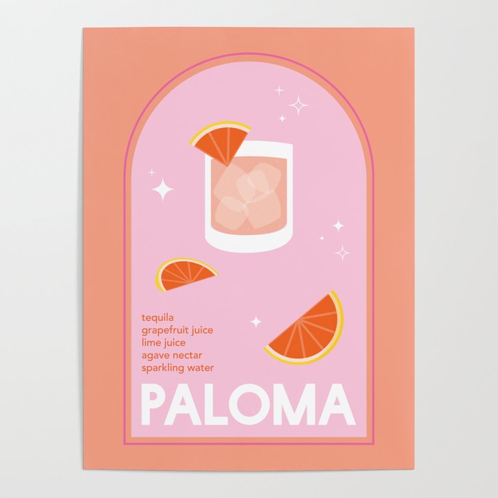 Paloma Cocktail Poster Gallery Image 4