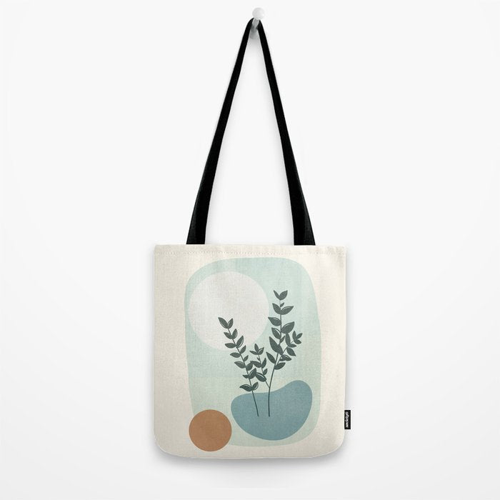 Azzurro Shapes No 51 Tote Bag Gallery Image 2