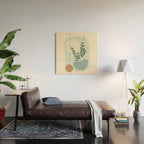 Azzurro Shapes No 51 Wood Wall Art Gallery Image 2