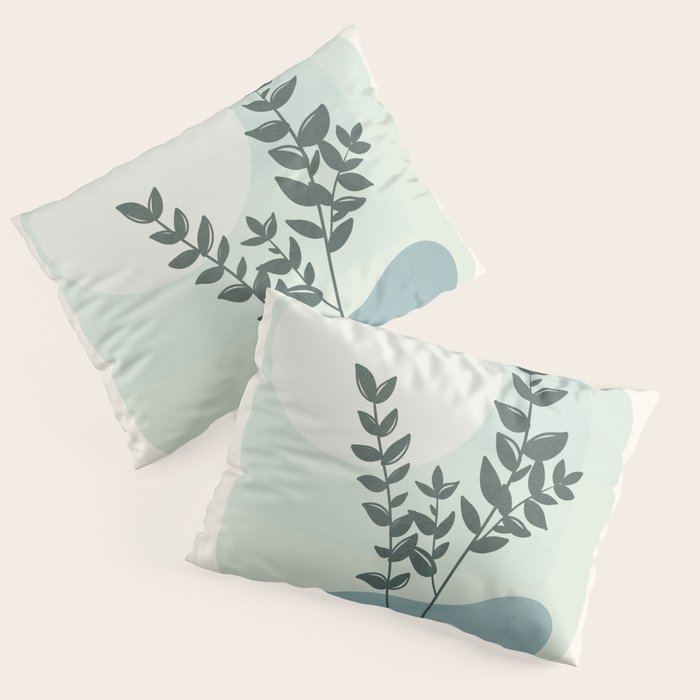 Azzurro Shapes No 51 Pillow Sham Gallery Image 3