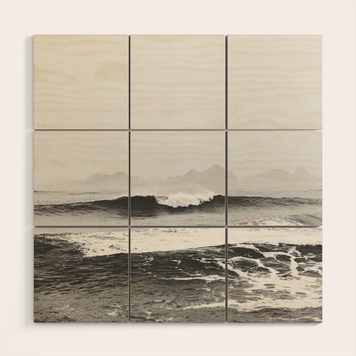OCEAN WAVES IV Wood Wall Art Gallery Image 1