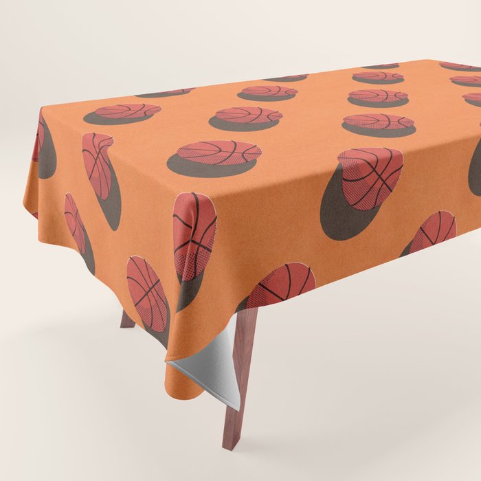 BALLS Basketball - indoor - pattern Tablecloth Gallery Image 1