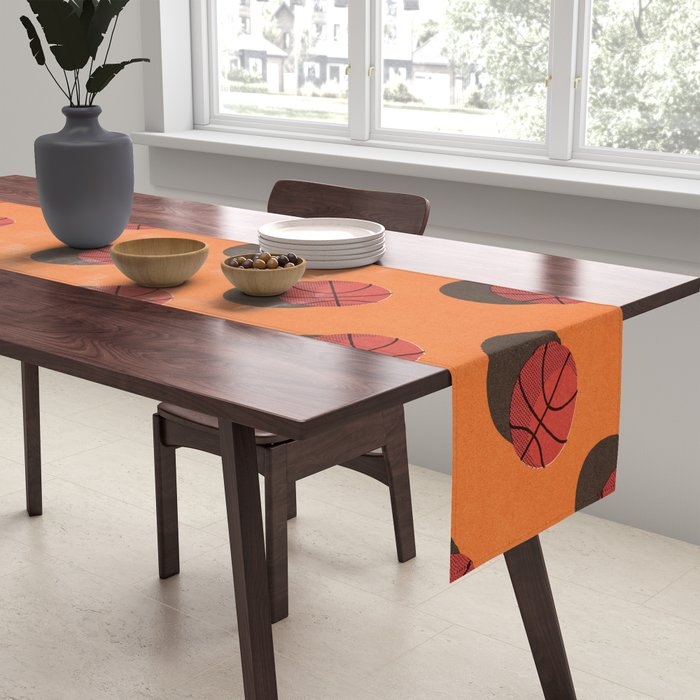 BALLS Basketball - indoor - pattern Table Runner Gallery Image 2