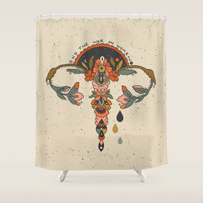 End the War on Women Shower Curtain Gallery Image 1