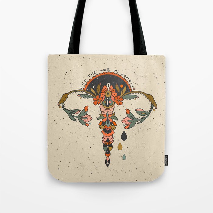 End the War on Women Tote Bag Gallery Image 1
