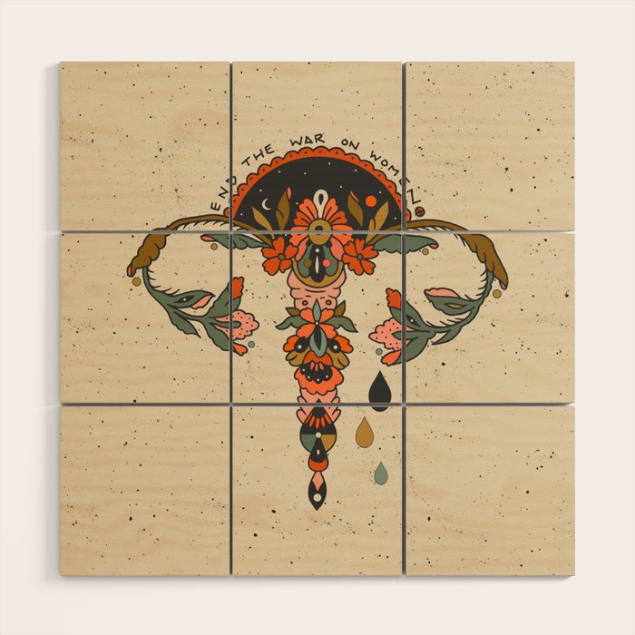 End The War On Women Wood Wall Art Gallery Image 1