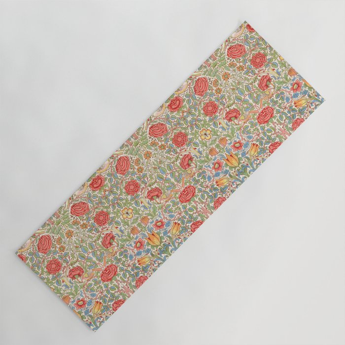 William Morris "Rose" Yoga Mat Gallery Image 1