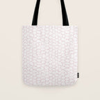 Abstract organic dots - soft baby pink pattern Tote Bag Gallery Image 1