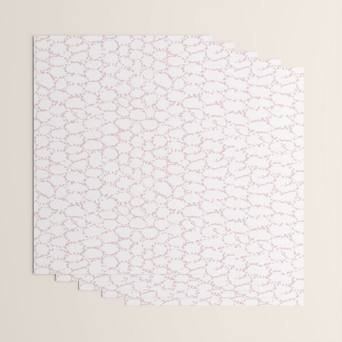 Abstract organic dots - soft baby pink pattern Wrapping Paper Gallery Image 3