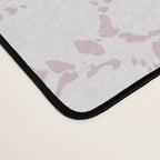 Abstract organic dots - soft baby pink pattern Desk Mat Gallery Image 4