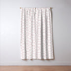 Abstract organic dots - soft baby pink pattern Window Curtain Gallery Image 3