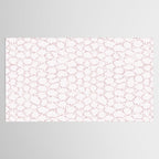 Abstract organic dots - soft baby pink pattern Tablecloth Gallery Image 2