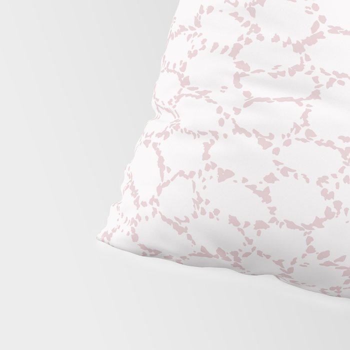 Abstract organic dots - soft baby pink pattern Pillow Sham Gallery Image 4