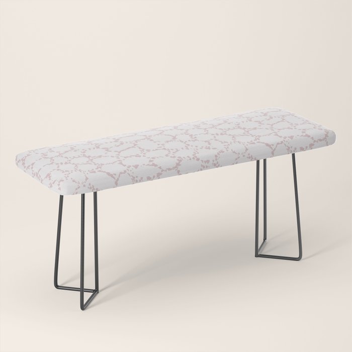 Abstract organic dots - soft baby pink pattern Bench Gallery Image 1