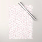 Abstract organic dots - soft baby pink pattern Wrapping Paper Gallery Image 1