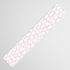 Abstract organic dots - soft baby pink pattern Table Runner Gallery Image 3