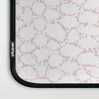 Abstract organic dots - soft baby pink pattern Laptop Sleeve Gallery Image 3
