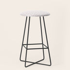 Abstract organic dots - soft baby pink pattern Stool Gallery Image 1