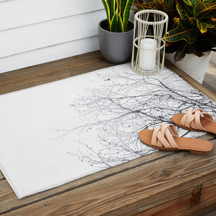 BLACK BRANCHES Outdoor Rug Gallery Image 2
