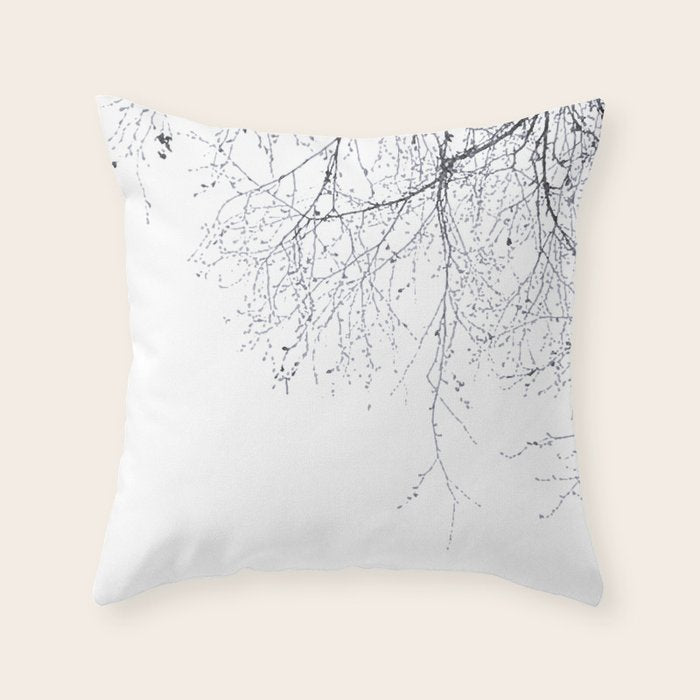 BLACK BRANCHES Throw Pillow Gallery Image 1