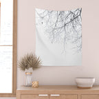 BLACK BRANCHES Wall Tapestry Gallery Image 2