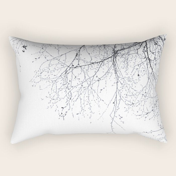 BLACK BRANCHES Rectangular Pillow Gallery Image 1