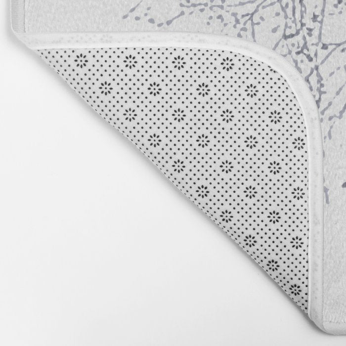 BLACK BRANCHES Bath Mat Gallery Image 2