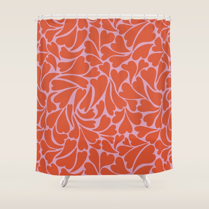 Hearts #2 Shower Curtain Gallery Image 1
