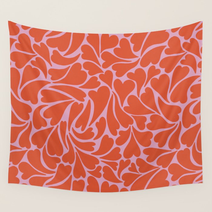 Hearts #2 Wall Tapestry Gallery Image 1