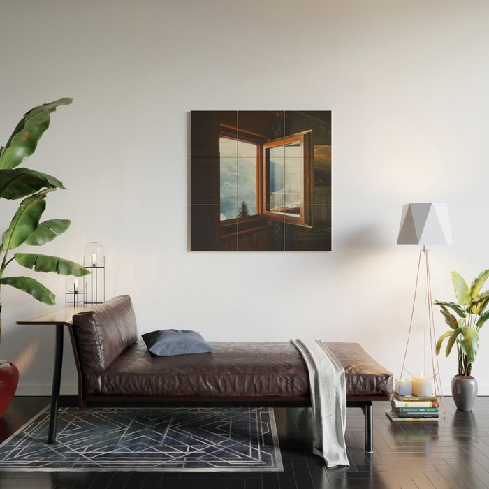 Dolomite Cabin Wood Wall Art Gallery Image 2