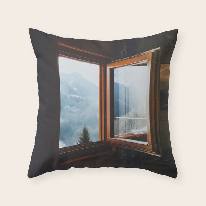 Dolomite Cabin Throw Pillow Gallery Image 6