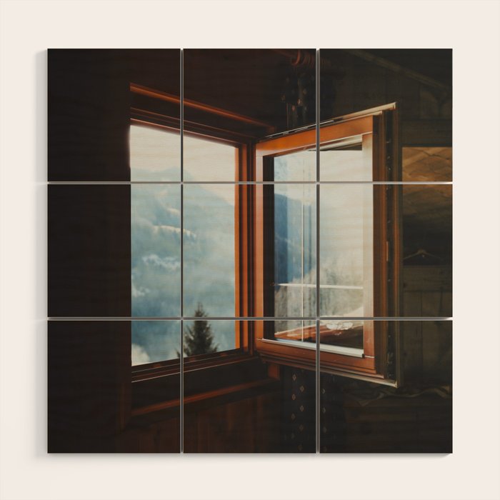 Dolomite Cabin Wood Wall Art Gallery Image 1